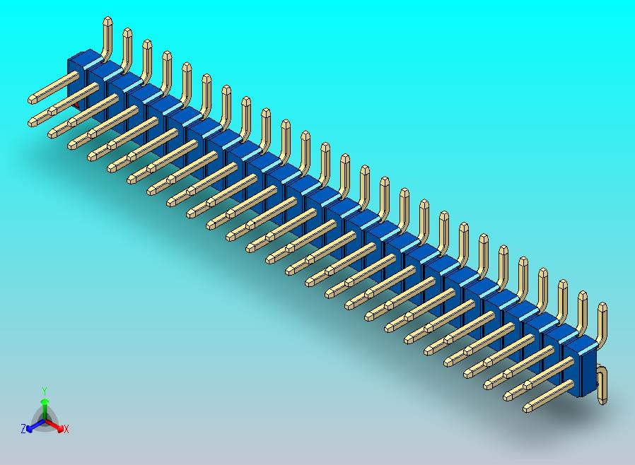 DS1022彩色排针 蓝色 52P 100mil 类型SMT 版本1.0.zip