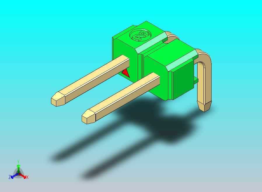 DS1022彩色排针 绿色 1x02p 100mil 类型D 版本1.0.zip