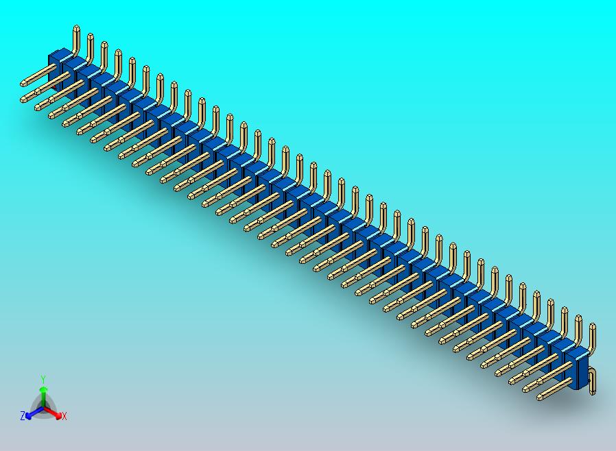 DS1022彩色排针 蓝色 76P 100mil SMT类型 版本1.0.zip