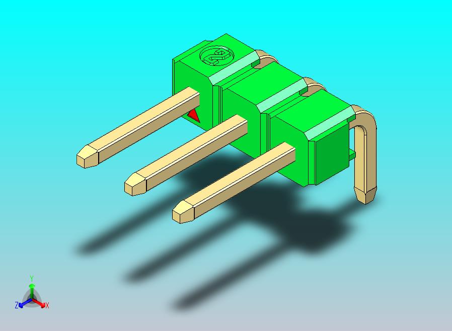 DS1022彩色排针 绿色 1x03p 100mil 类型D 版本1.0.zip