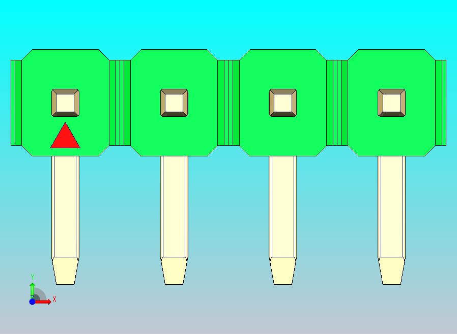 DS1022彩色排针 绿色 1x04p 100mil 类型D 版本1.0.zip