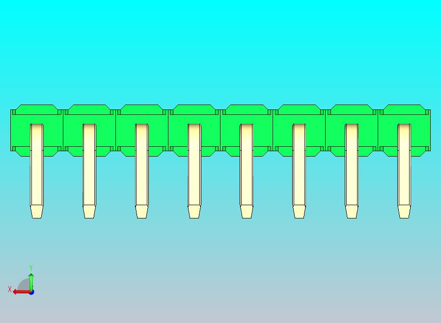 DS1022彩色排针 绿色 1x08p 100mil 类型D 版本1.0.zip
