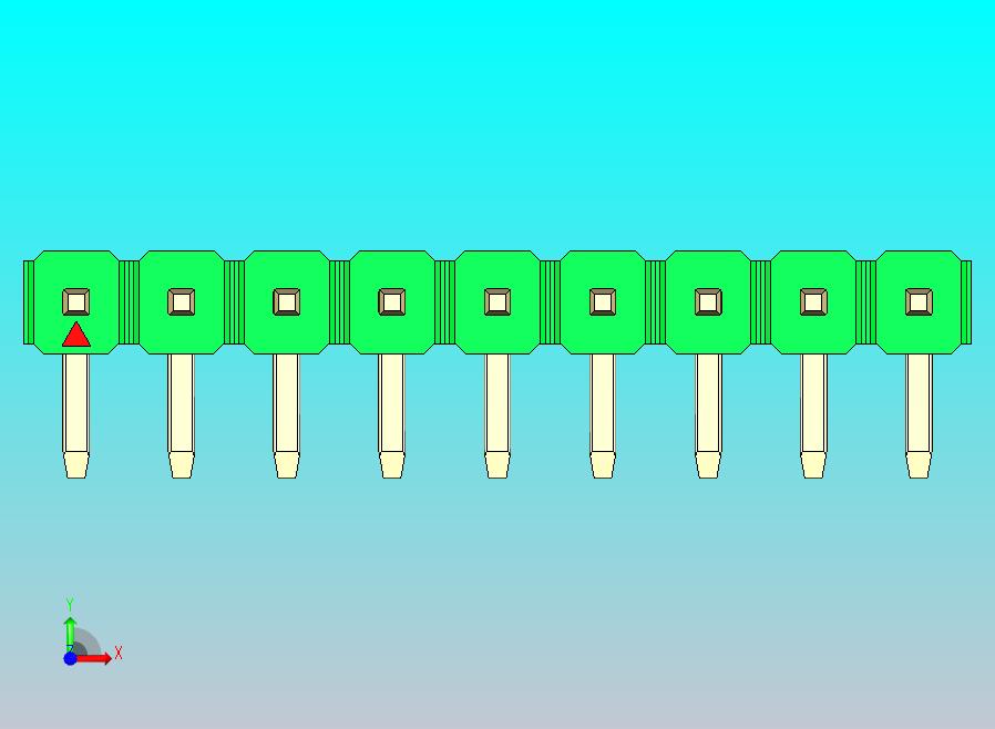 DS1022彩色排针 绿色 1x09p 100mil 类型D 版本1.0.zip