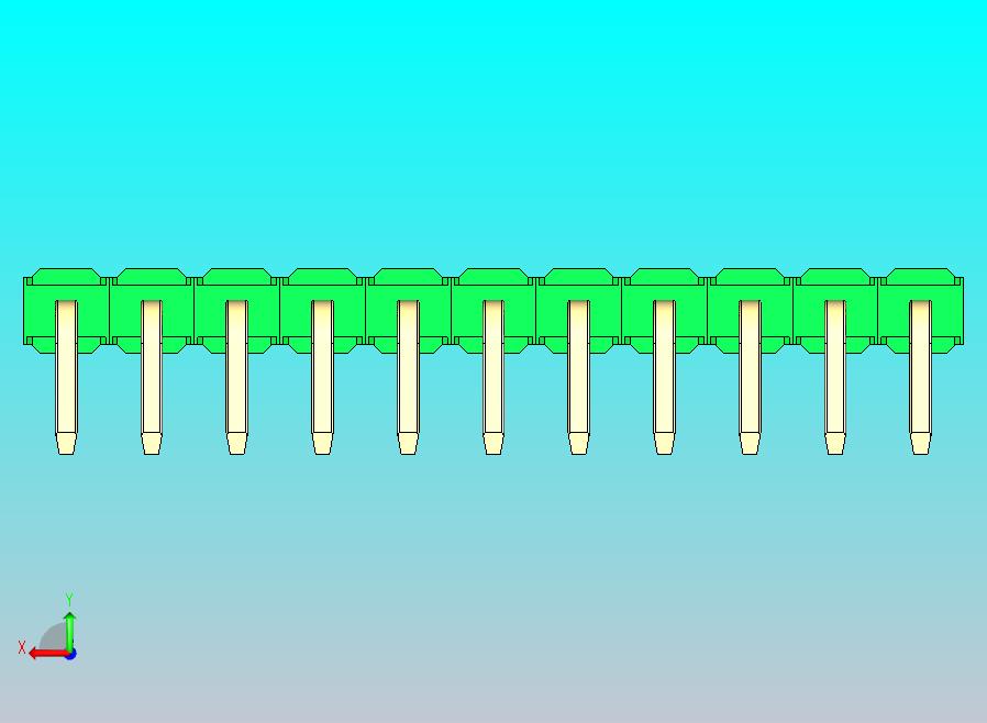DS1022彩色排针 绿色 1x11p 100mil 类型D 版本1.0.zip