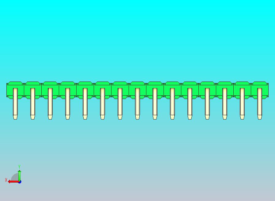 DS1022彩色排针 绿色 1x15p 100mil 类型D 版本1.0.zip