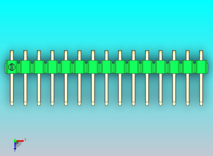 DS1022彩色排针 绿色 1x15p 100mil 类型D 版本1.0.zip
