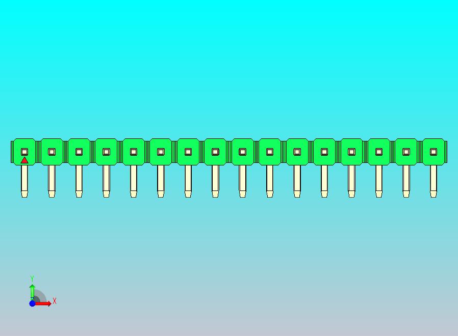 DS1022彩色排针 绿色 1x16P 100mil 类型D 版本1.0.zip