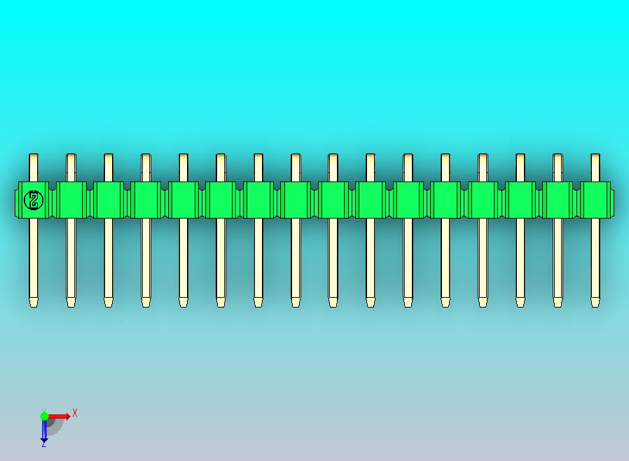 DS1022彩色排针 绿色 1x16P 100mil 类型D 版本1.0.zip