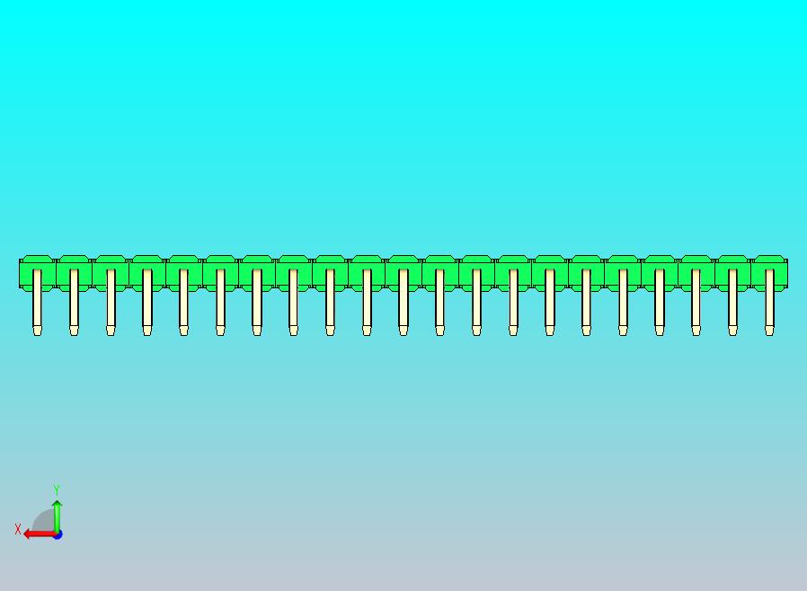 DS1022彩色排针 绿色 1x21p 100mil 类型D 版本1.0.zip