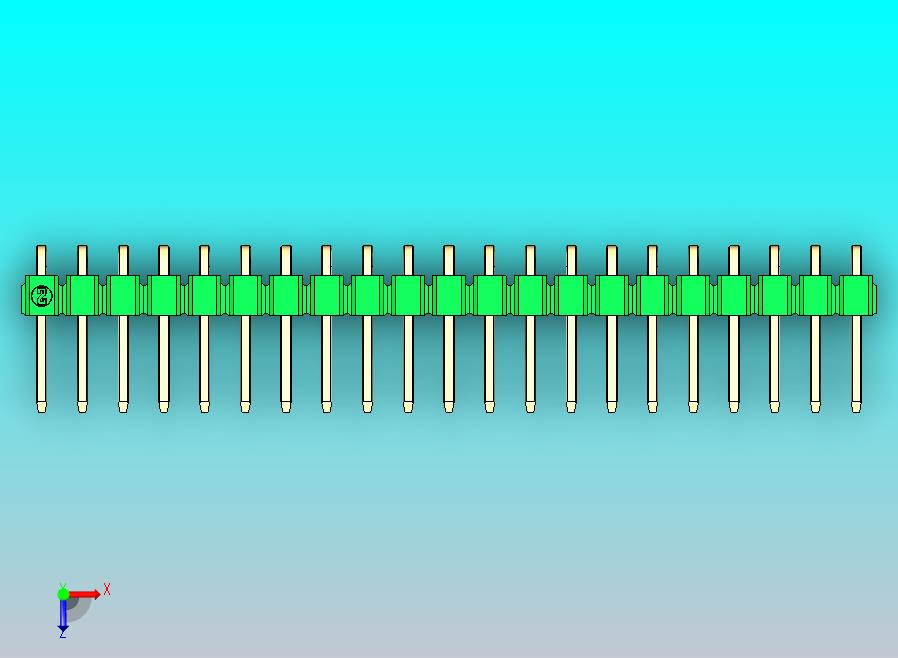 DS1022彩色排针 绿色 1x21p 100mil 类型D 版本1.0.zip