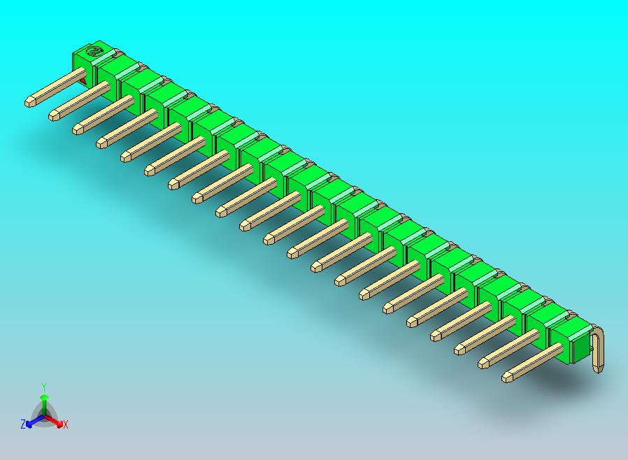 DS1022彩色排针 绿色 1x21p 100mil 类型D 版本1.0.zip
