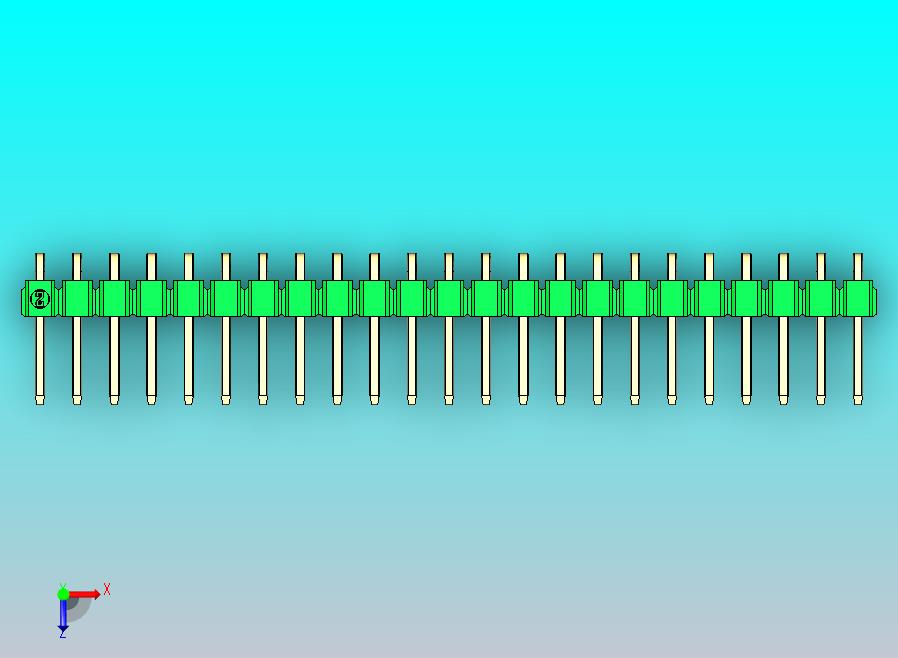 DS1022彩色排针 绿色 1x23p 100mil 类型D 版本1.0.zip