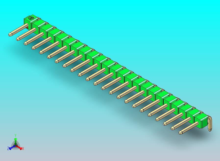 DS1022彩色排针 绿色 1x23p 100mil 类型D 版本1.0.zip