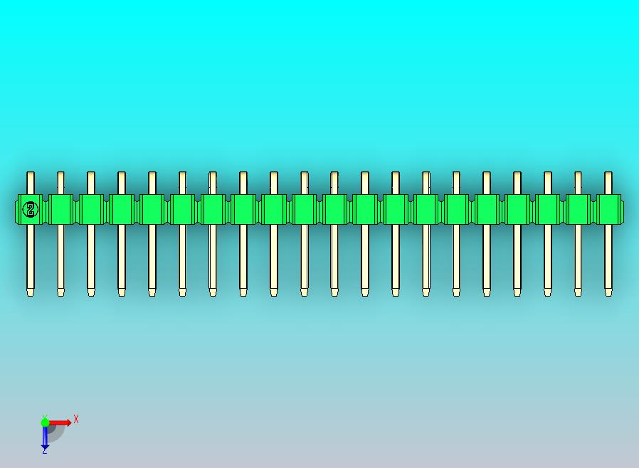 DS1022彩色排针 绿色 1x20p 100mil 类型D 版本1.0.zip