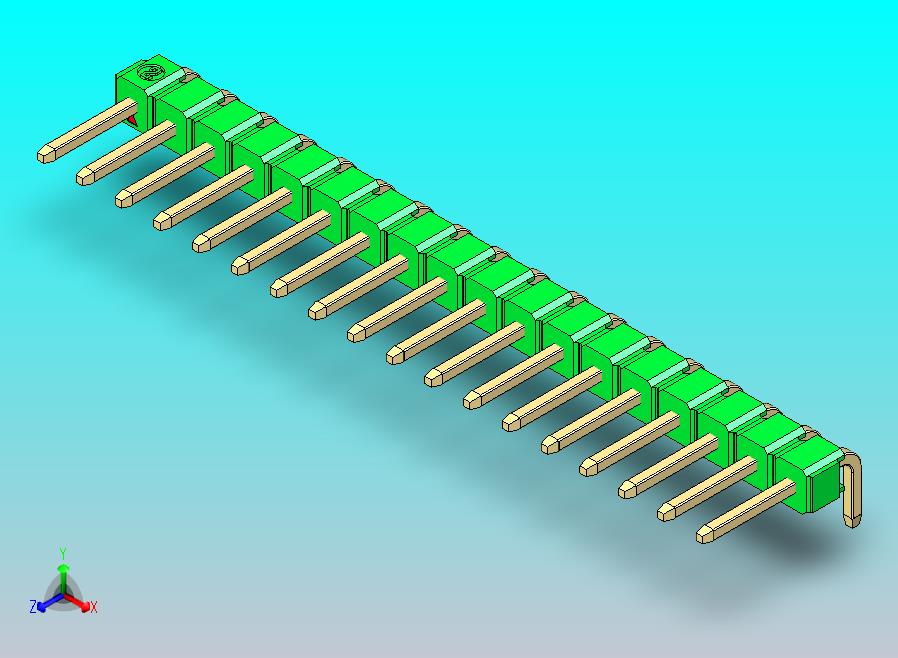 DS1022彩色排针 绿色 1x18引脚 100mil 类型D 版本1.0.zip