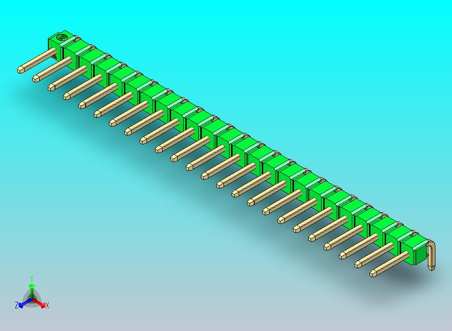 DS1022彩色排针 绿色 1x24p 100mil 类型D 版本1.0.zip