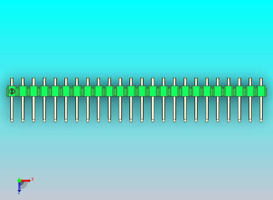DS1022彩色排针 绿色 1x24p 100mil 类型D 版本1.0.zip