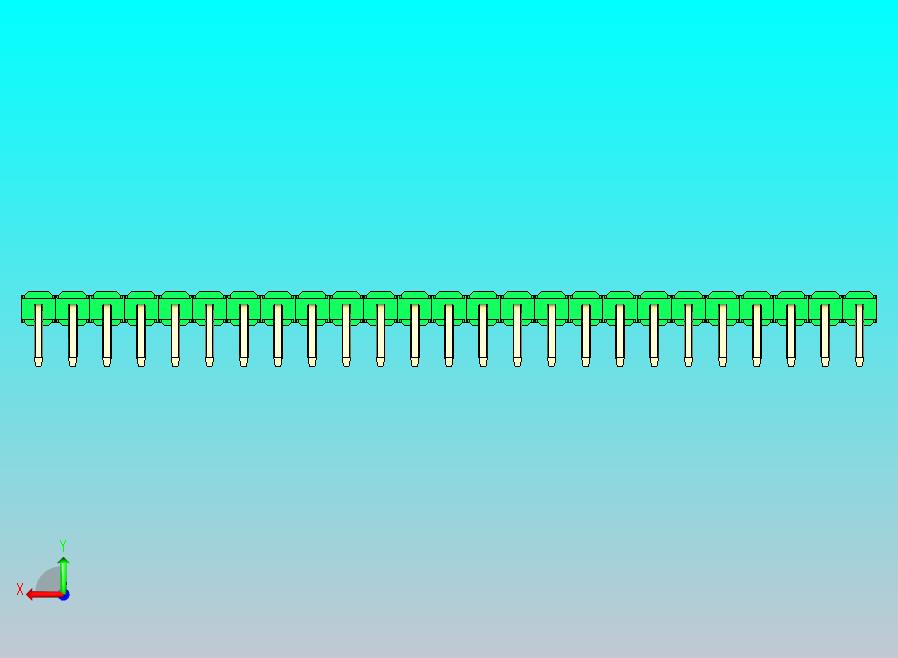 DS1022彩色排针 绿色 1x25p 100mil 类型D 版本1.0.zip