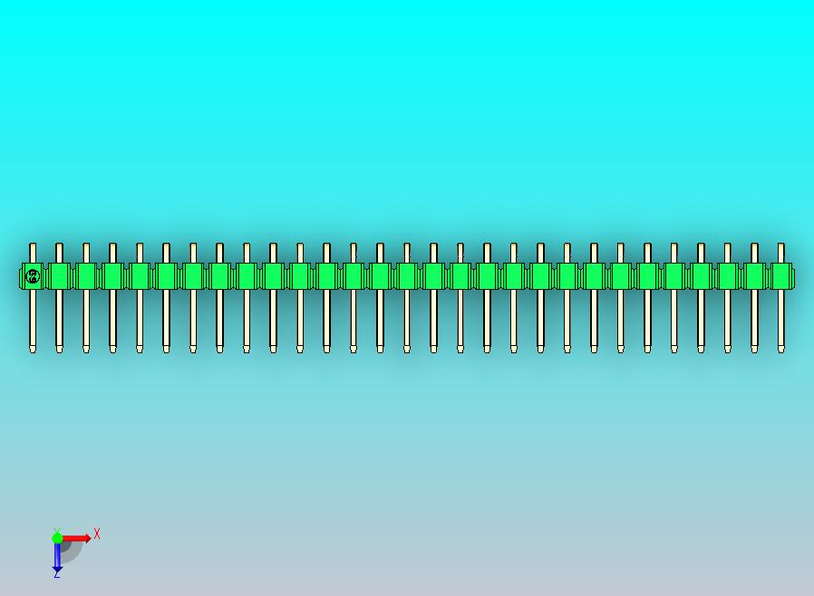 DS1022彩色排针 绿色 1x29p 100mil 类型D 版本1.0.zip