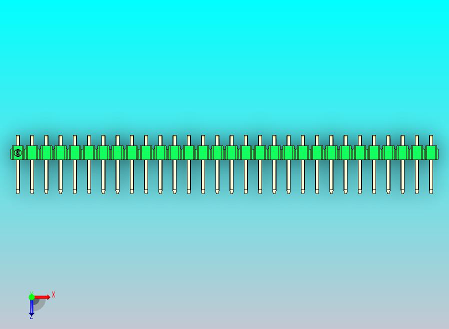 DS1022彩色排针 绿色 1x30p 100mil 类型D 版本1.0.zip