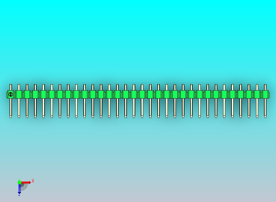 DS1022彩色排针 绿色 1x32P 100mil 类型D 版本1.0.zip