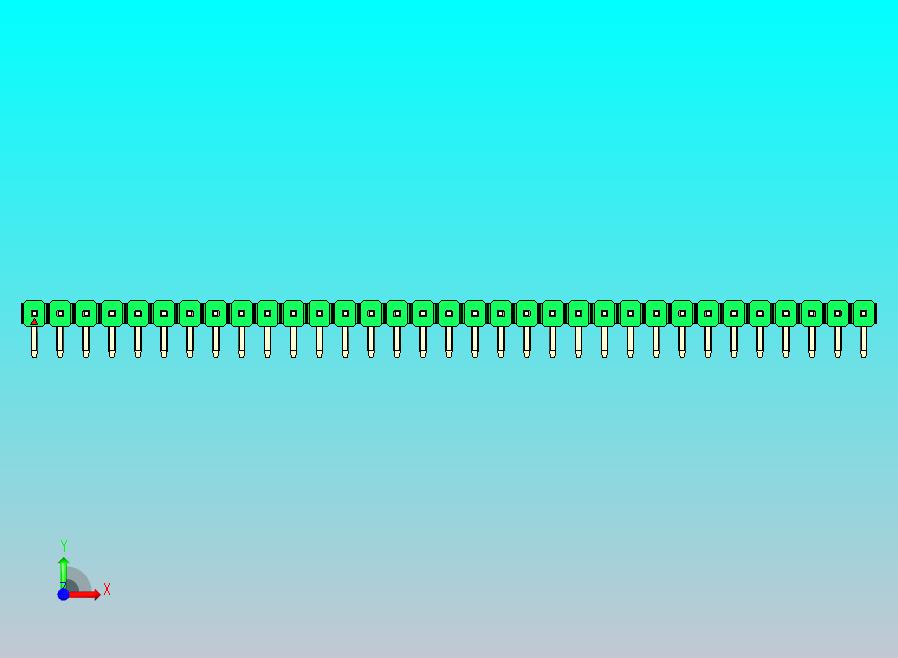 DS1022彩色排针 绿色 1x33p 100mil 类型D 版本1.0.zip