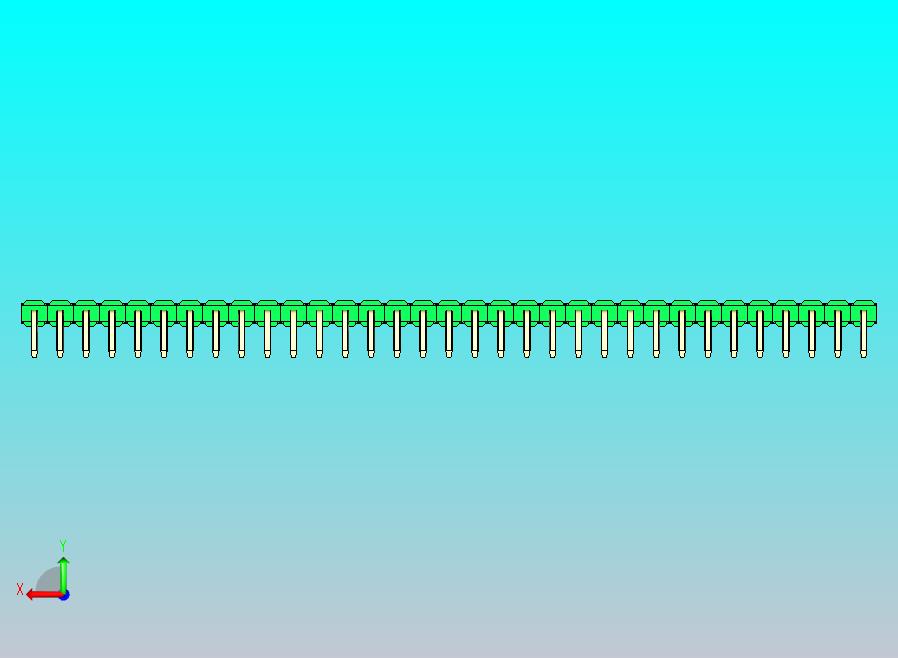 DS1022彩色排针 绿色 1x33p 100mil 类型D 版本1.0.zip