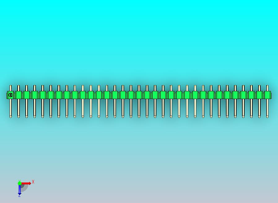 DS1022彩色排针 绿色 1x33p 100mil 类型D 版本1.0.zip