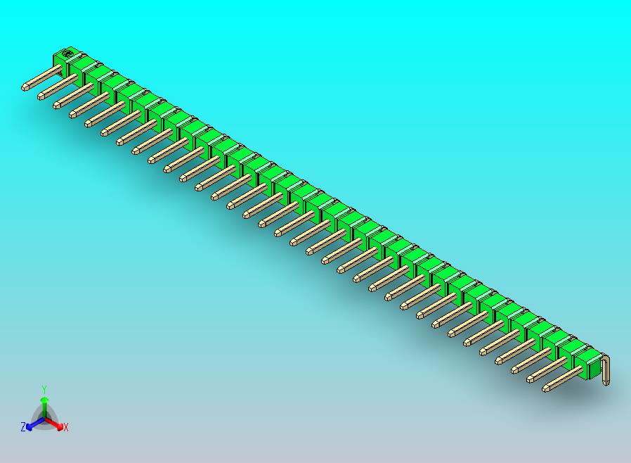 DS1022彩色排针 绿色 1x34p 100mil 类型D 版本1.0.zip