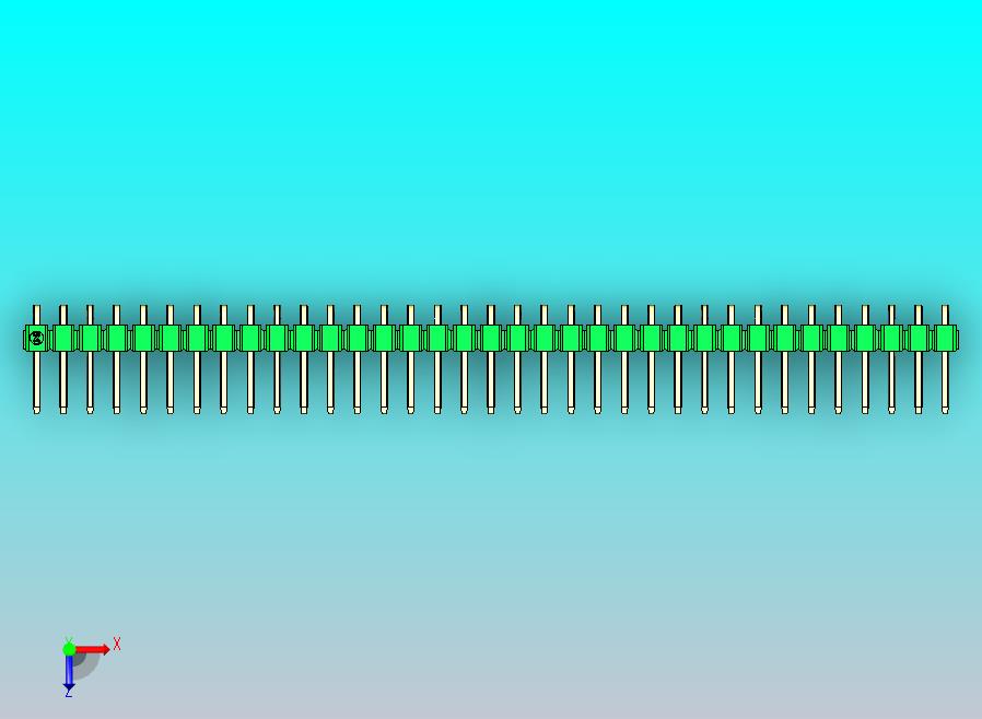 DS1022彩色排针 绿色 1x35p 100mil 类型D 版本1.0.zip