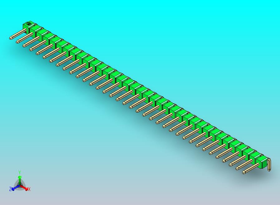 DS1022彩色排针 绿色 1x36p 100mil 类型D 版本1.0.zip
