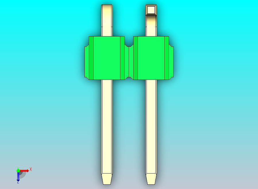 DS1022彩色排针 绿色 02p 100mil SMT 类型 R2 版本1.0.zip