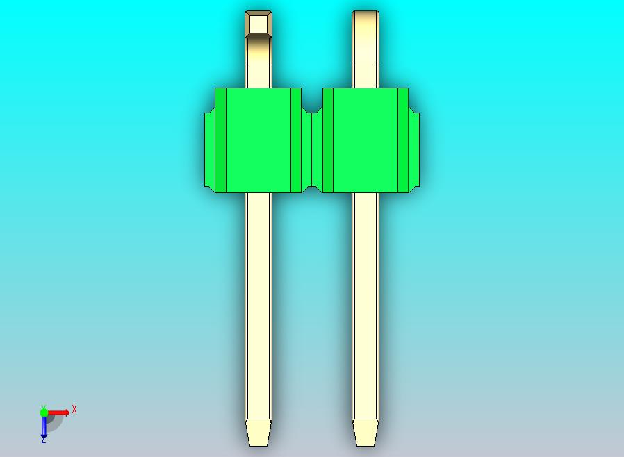 DS1022彩色排针 绿色 02p 100mil 类型 SMT R1 版本1.0.zip