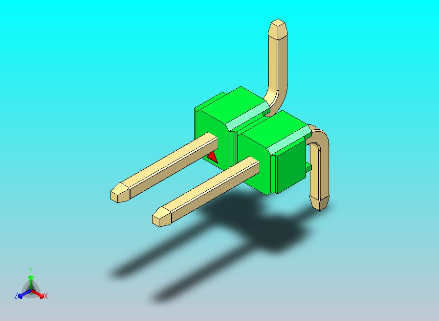 DS1022彩色排针 绿色 02p 100mil 类型 SMT R1 版本1.0.zip
