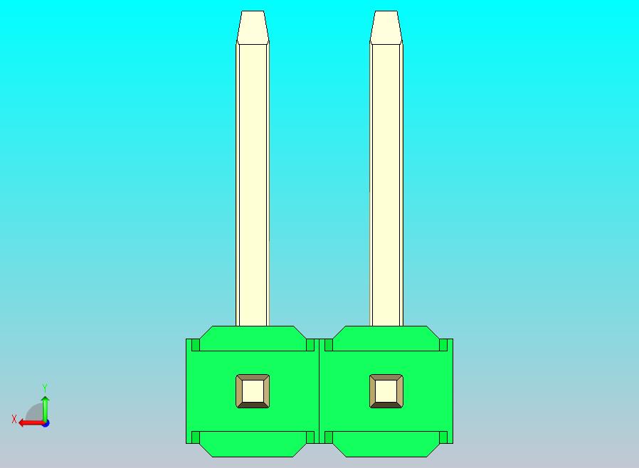 DS1022彩色排针 绿色 02P 100mil 类型U 版本1.0.zip