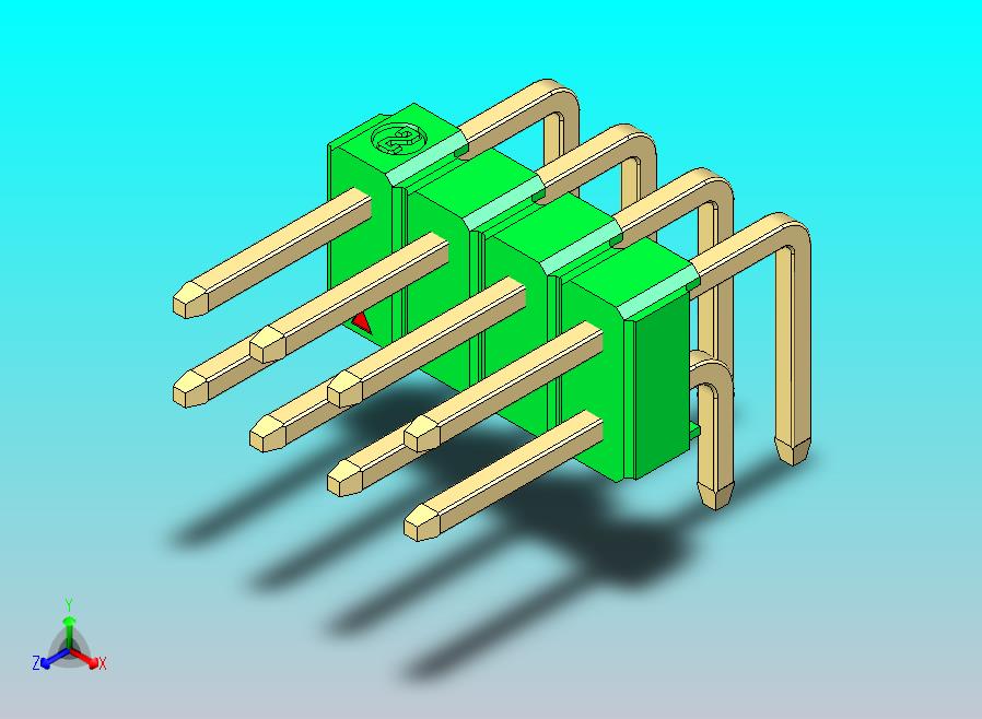 DS1022彩色排针 绿色 2x04p 100mil 类型D 版本1.0.zip