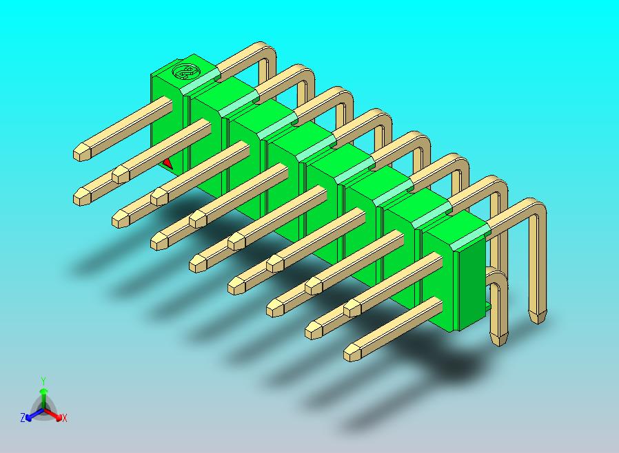 DS1022彩色排针 绿色 2x08p 100mil 类型D 版本1.0.zip