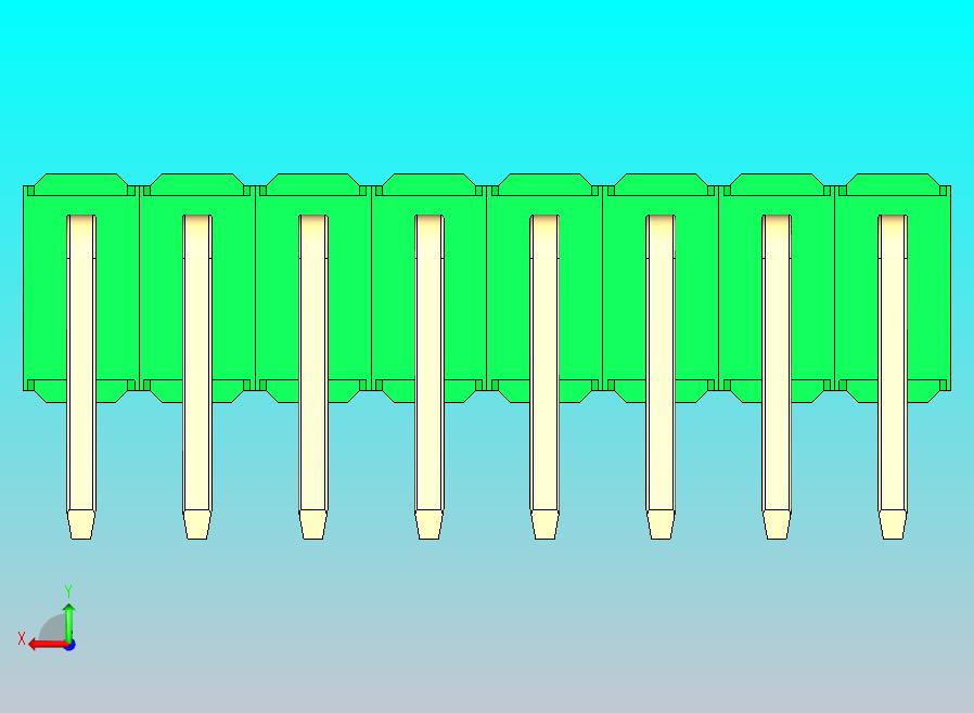 DS1022彩色排针 绿色 2x08p 100mil 类型D 版本1.0.zip