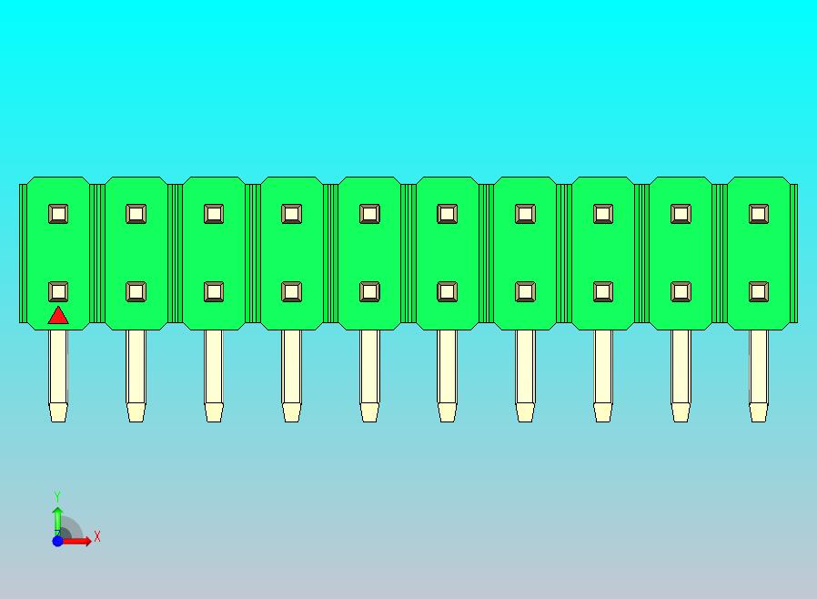 DS1022彩色排针 绿色 2x10p 100mil 类型D 版本1.0.zip