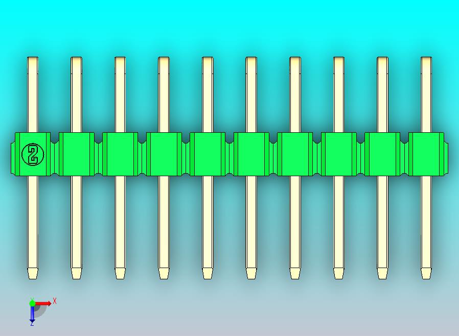 DS1022彩色排针 绿色 2x10p 100mil 类型D 版本1.0.zip