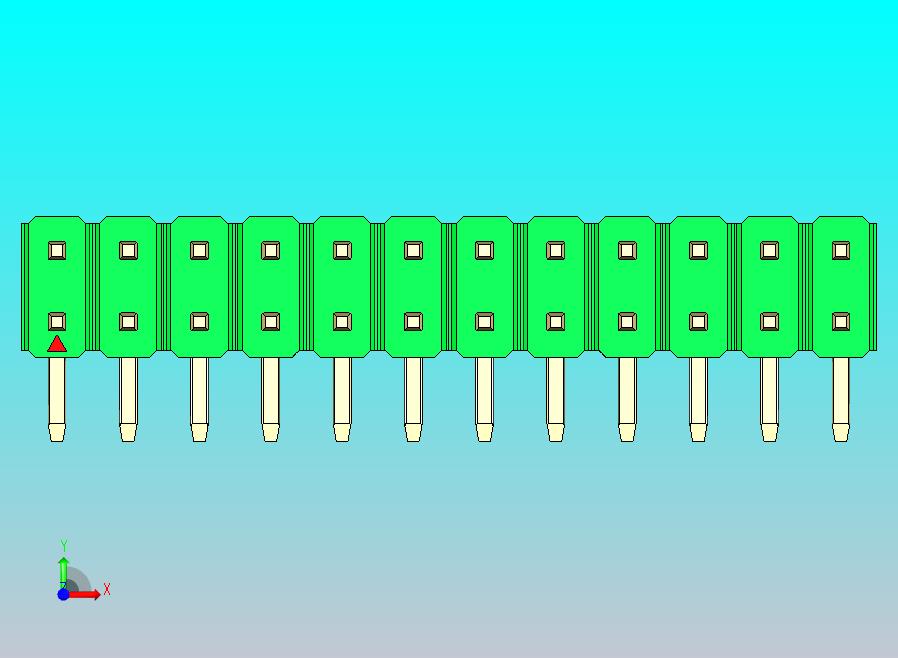 DS1022彩色排针 绿色 2x12p 100mil 类型D 版本1.0.zip