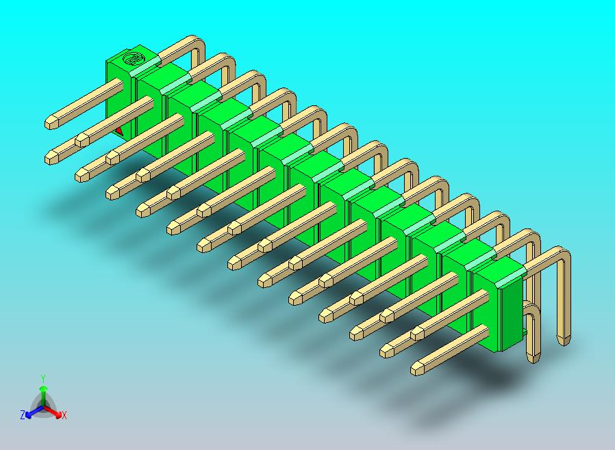 DS1022彩色排针 绿色 2x13p 100mil 类型D 版本1.0.zip