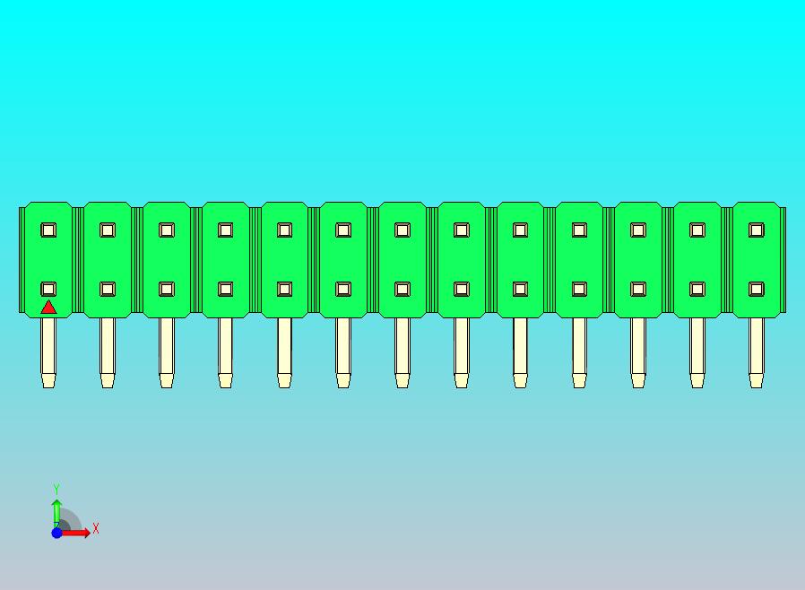 DS1022彩色排针 绿色 2x13p 100mil 类型D 版本1.0.zip