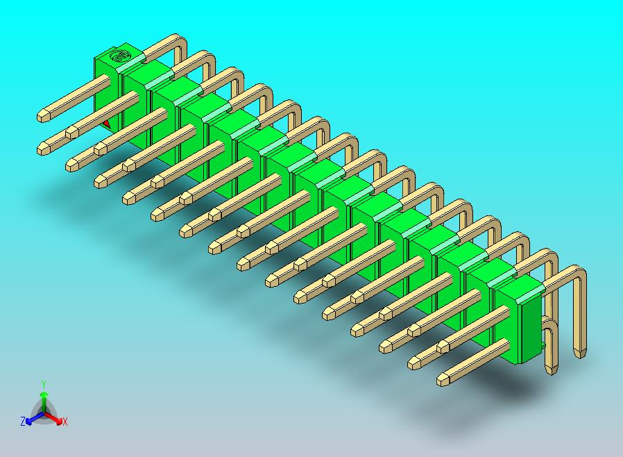 DS1022彩色排针 绿色 2x15p 100mil 类型D 版本1.0.zip