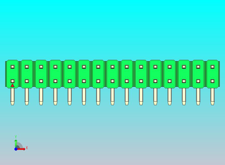 DS1022彩色排针 绿色 2x15p 100mil 类型D 版本1.0.zip