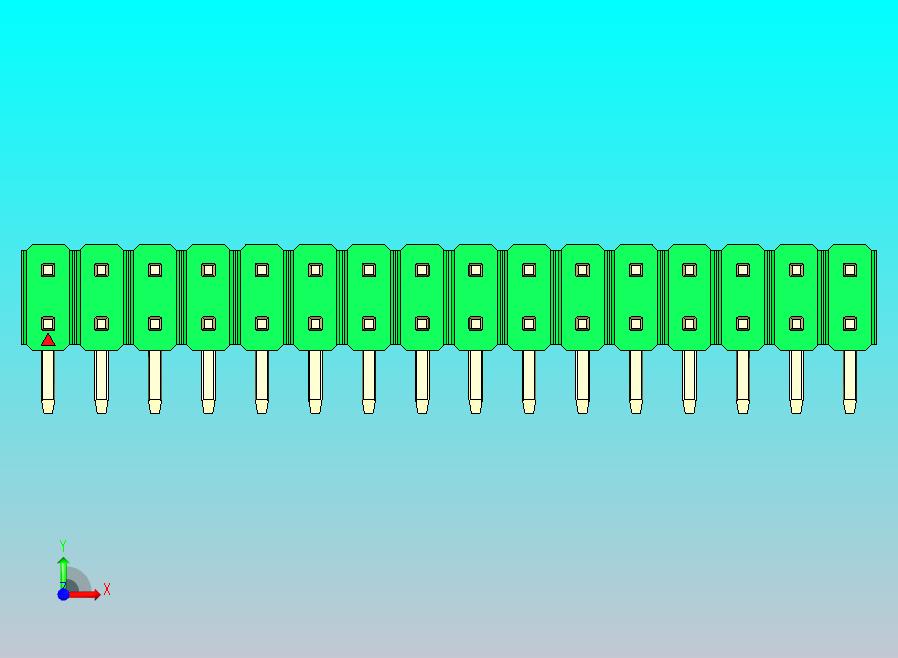 DS1022彩色排针 绿色 2x16p 100mil 类型D 版本1.0.zip
