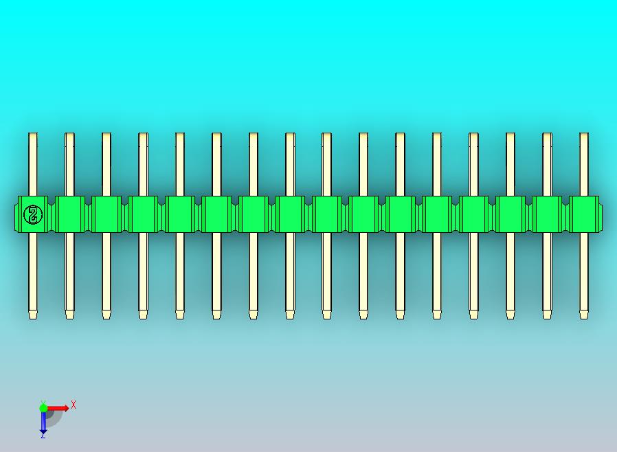 DS1022彩色排针 绿色 2x16p 100mil 类型D 版本1.0.zip
