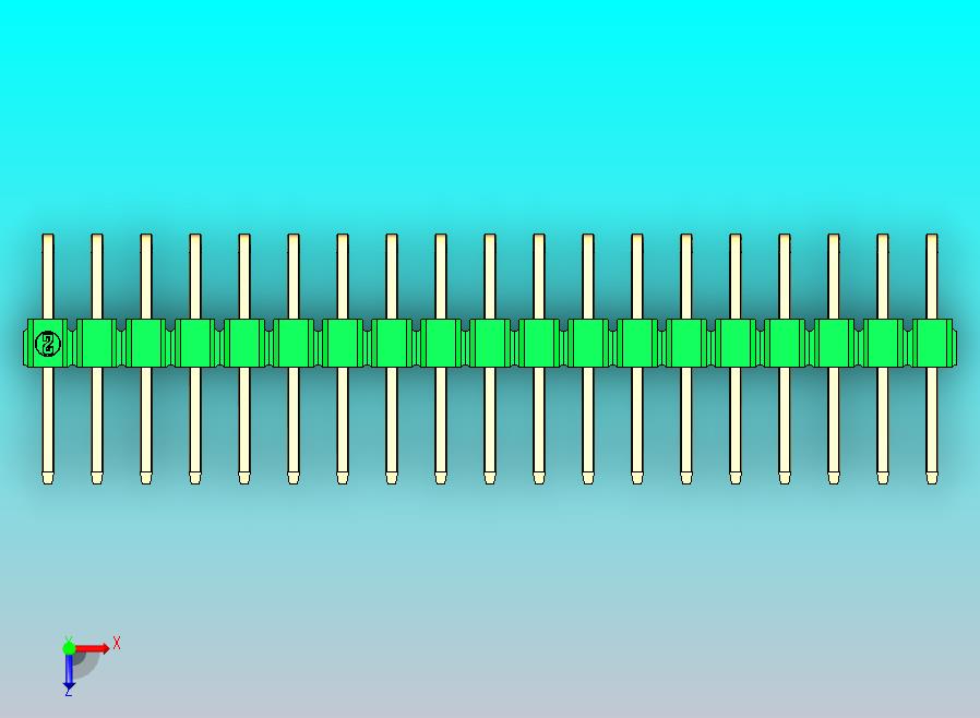 DS1022彩色排针 绿色 2x19p 100mil 类型D 版本1.0.zip