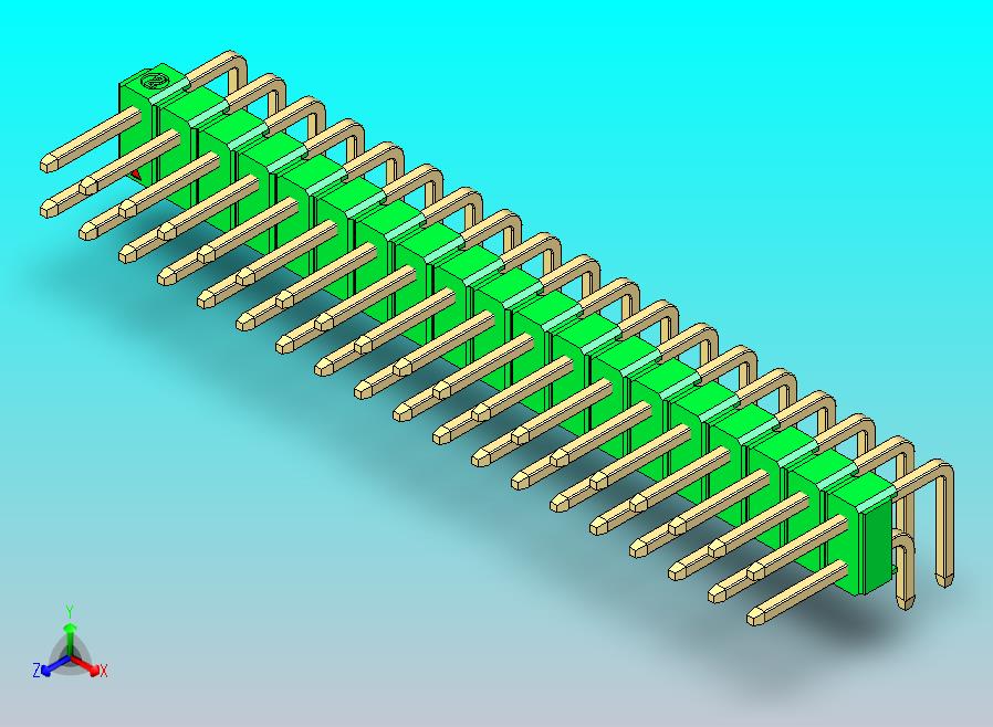 DS1022彩色排针 绿色 2x19p 100mil 类型D 版本1.0.zip