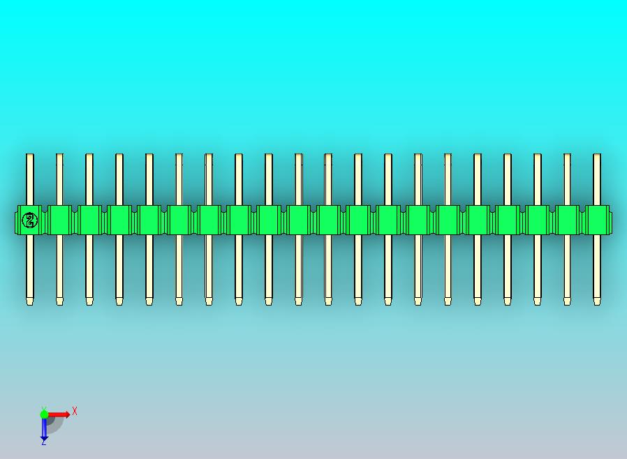DS1022彩色排针 绿色 2x20p 100mil 类型D 版本1.0.zip